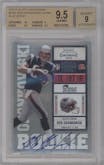 Rob Gronkowski from the 2010 Playoff Contenders set graded by Beckett and given an overall grade of 9.5.