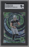 Michael Mayer from the 2023 Panini Spectra set featuring a Die-Cut Neon Green parallel graded by SGC and given an overall grade of 9.