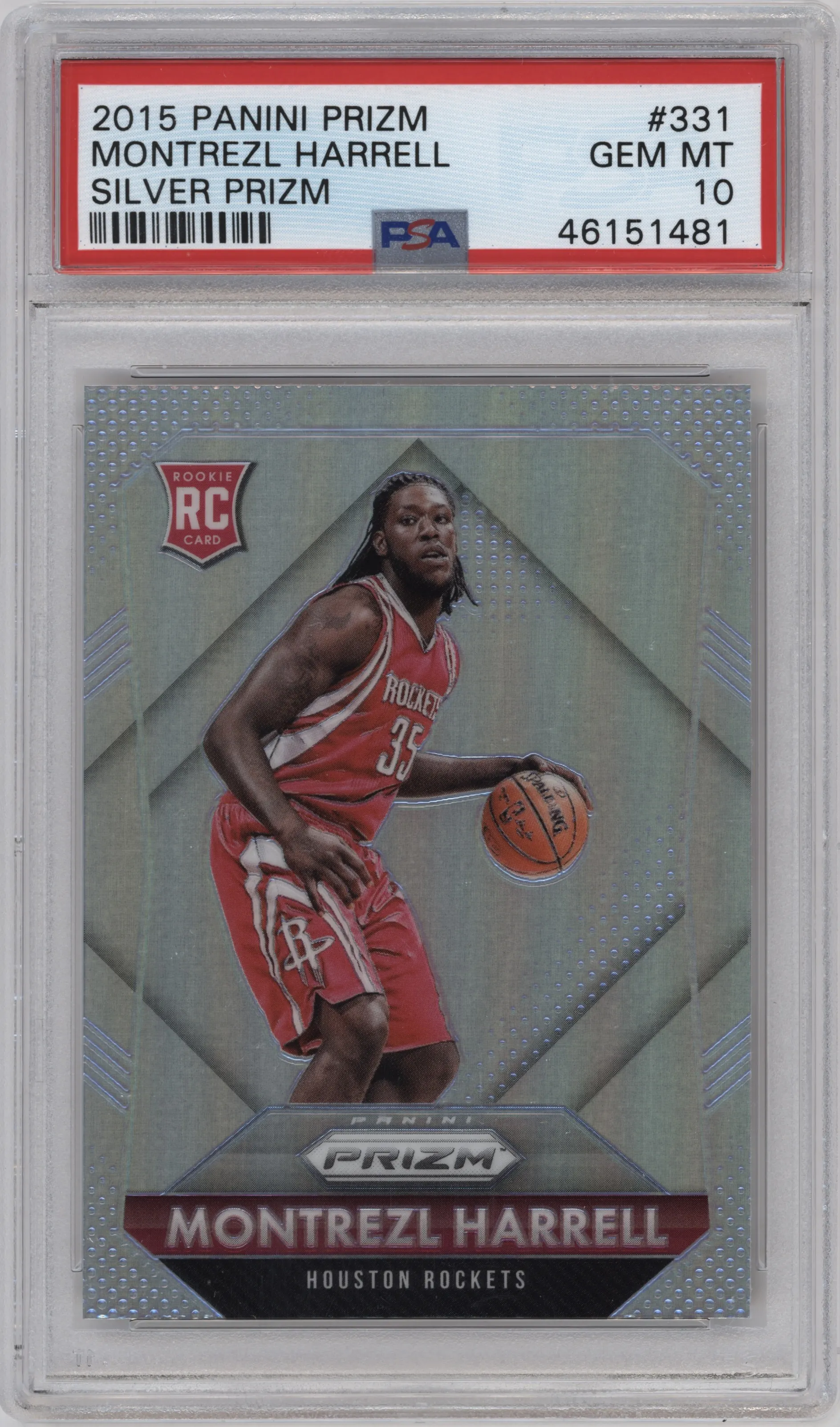 2015 Panini Prizm Montrezl Harrell Silver Prizm PSA 10