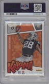 Josh Jacobs from the 2019 Panini Absolute set graded by PSA and given an overall grade of 9.