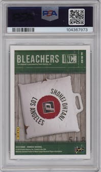 Shohei Ohtani from the 2019 Donruss set graded by PSA and given an overall grade of 10.