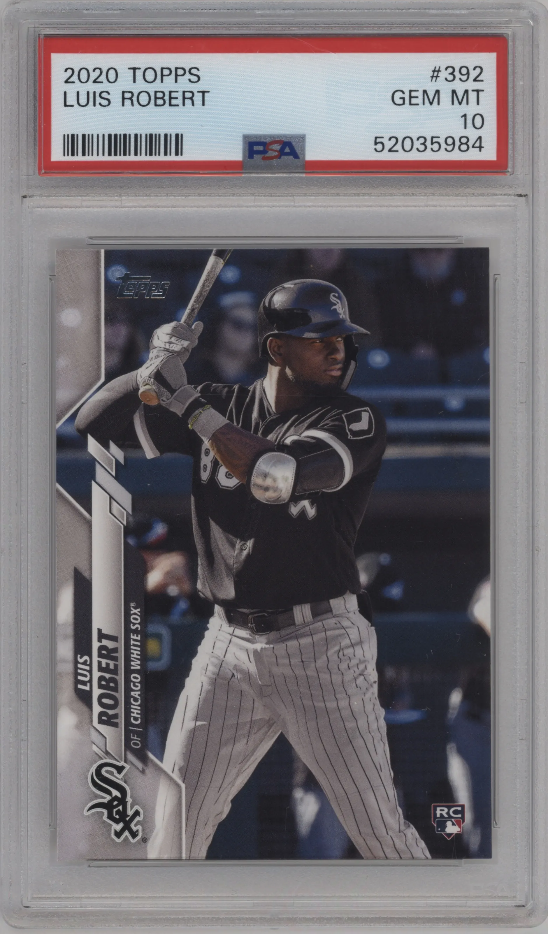 2020 Topps Series 2 Luis Robert PSA 10