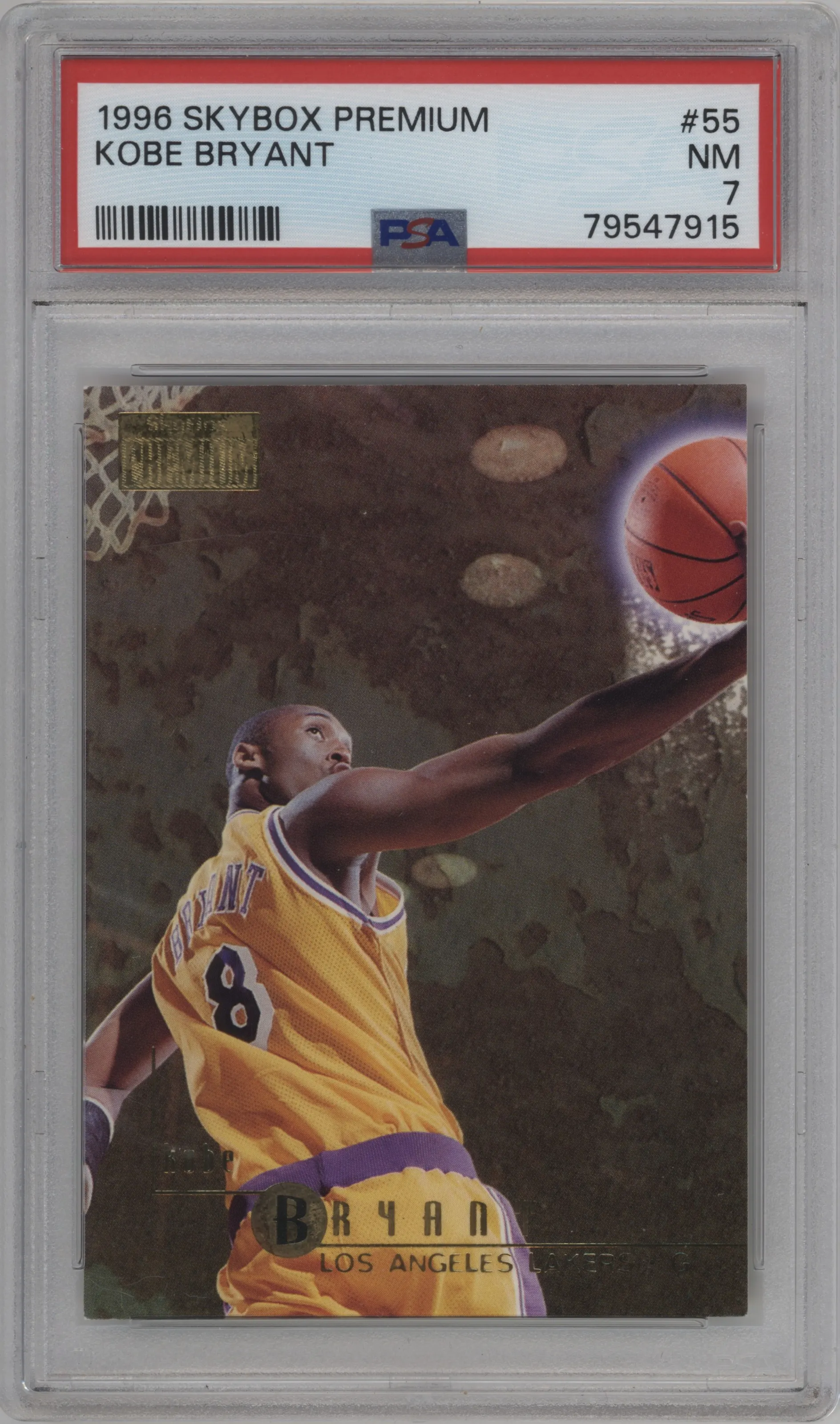 1996 Skybox Premium Kobe Bryant #55 PSA 7