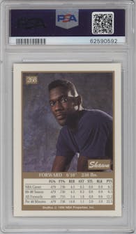 Shawn Kemp from the 1990-91 SkyBox  set graded by PSA and given an overall grade of 9.