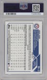 Josh Jung from the 2023 Topps Chrome set featuring a Purple Speckle Refractor parallel graded by PSA and given an overall grade of 10.