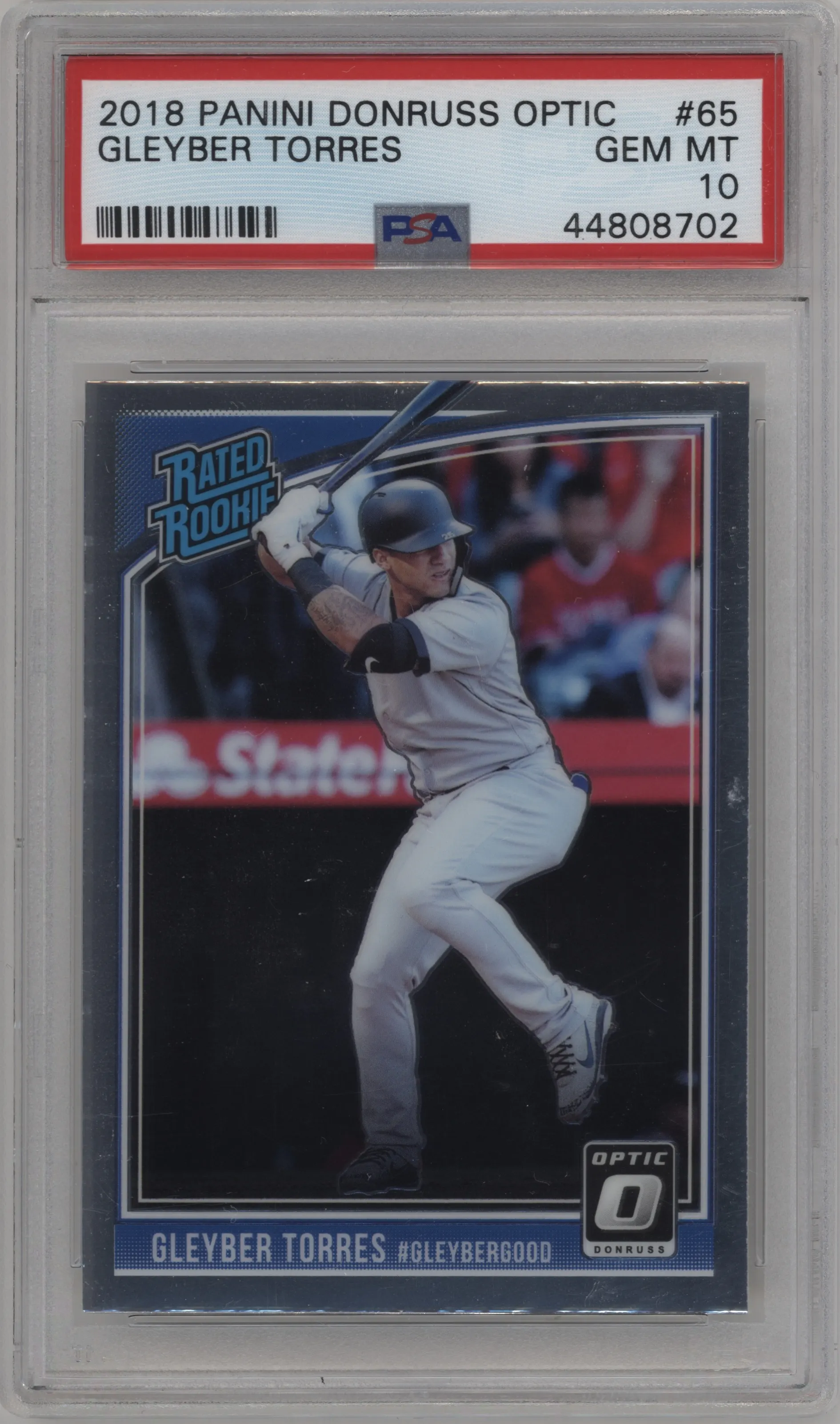 2018 Panini Donruss Optic Rated Rookie Gleyber Torres PSA 10