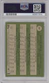 Austin Nola/Kyle Lewis/Justin Dunn from the 2020 Topps Heritage set graded by PSA and given an overall grade of 10.
