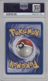 Blaine's Arcanine from the 2000 Pokemon GH set graded by PSA and given an overall grade of 7.