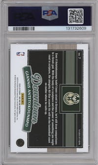 Giannis Antetokounmpo from the 2023-24 Panini One and One set graded by PSA and given an overall grade of 10.