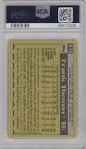 Frank Thomas from the 1990 Topps set featuring a Variation parallel graded by PSA and given an overall grade of 9.