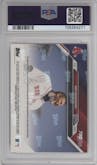 Rob Gronkowski from the 2024 Topps Now set featuring a Orange parallel graded by PSA and given an overall grade of 10.
