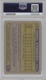 Darryl Strawberry from the 1987 Topps set graded by PSA and given an overall grade of 9.