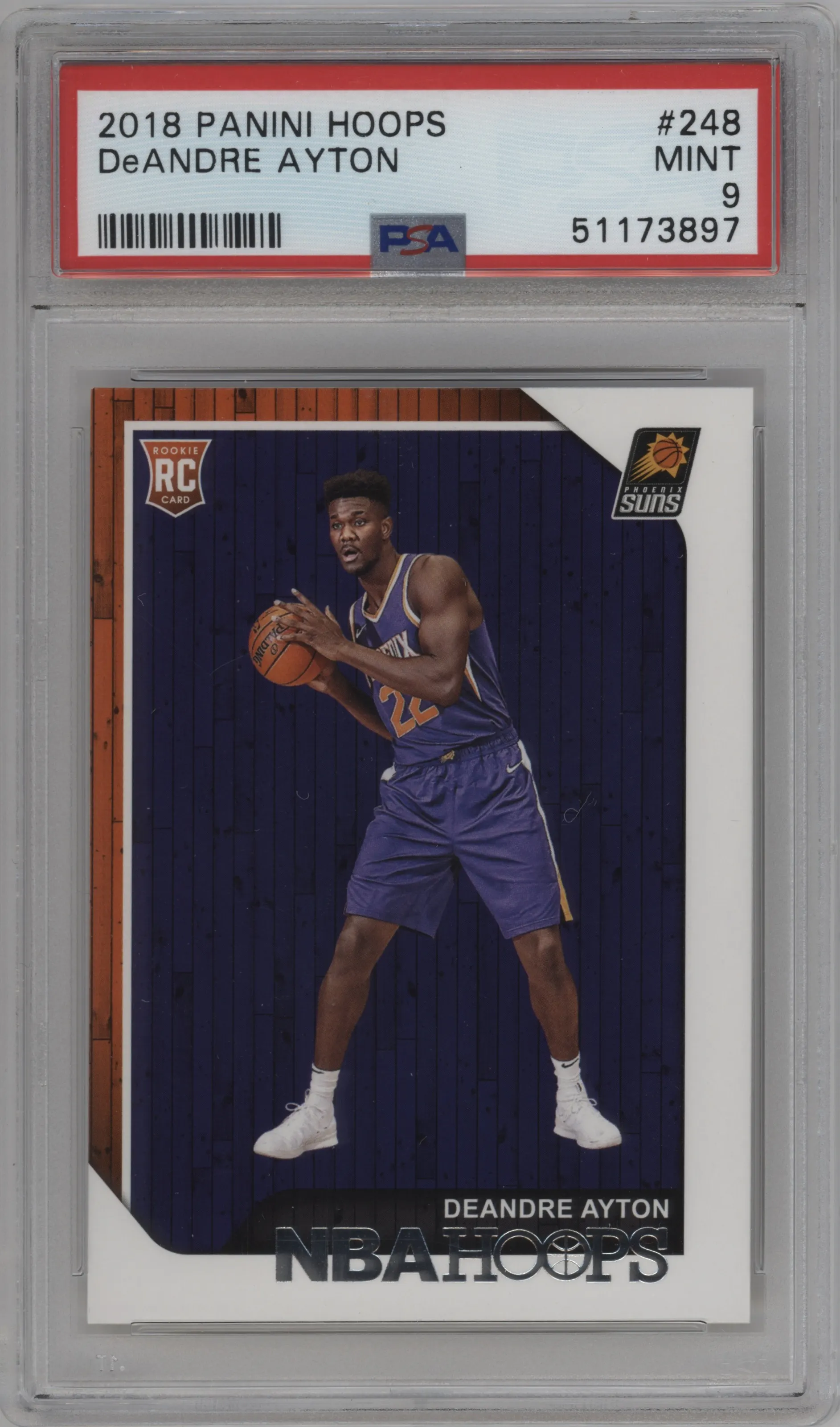 2018 Panini NBA Hoops Deandre Ayton #248 PSA 9