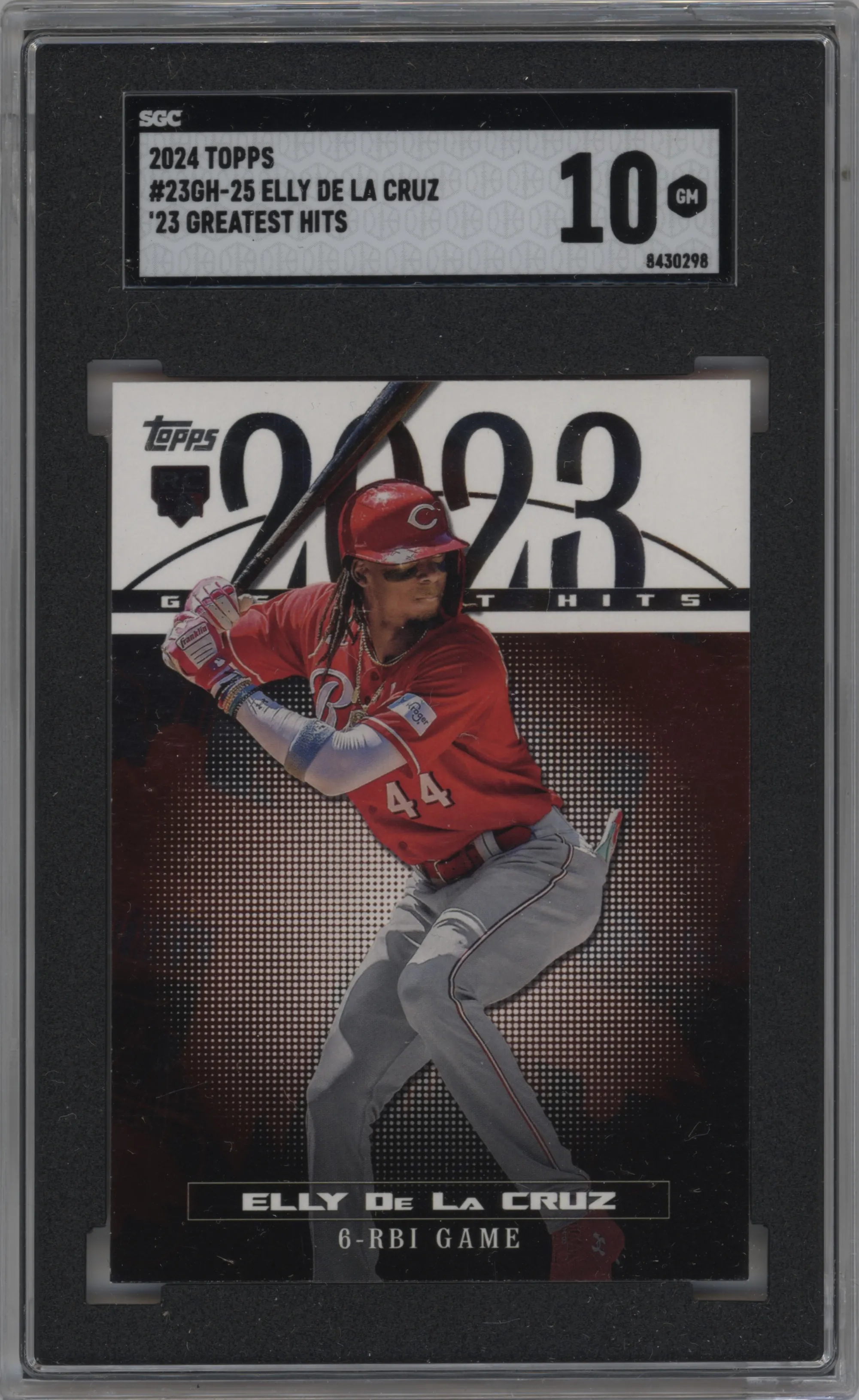 2024 Topps 2023 Greatest Hits Elly De La Cruz SGC 10