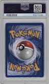 Ninetales from the 2000 Pokemon set graded by PSA and given an overall grade of 8.