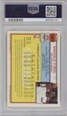 Shaquille O'Neal from the 1992-93 Topps set featuring a Gold parallel graded by PSA and given an overall grade of 9.