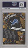 Jahmyr Gibbs from the 2023 Panini Mosaic set graded by PSA and given an overall grade of 10.