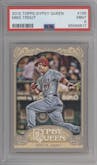 Mike Trout from the 2012 Topps Gypsy Queen set graded by PSA and given an overall grade of 9.