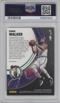 Kemba Walker from the 2019-20 Panini Mosaic  set graded by PSA and given an overall grade of 10.