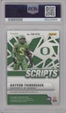 Kayvon Thibodeaux from the 2022 Panini Mosaic Draft Picks set graded by PSA and given an overall grade of 10.