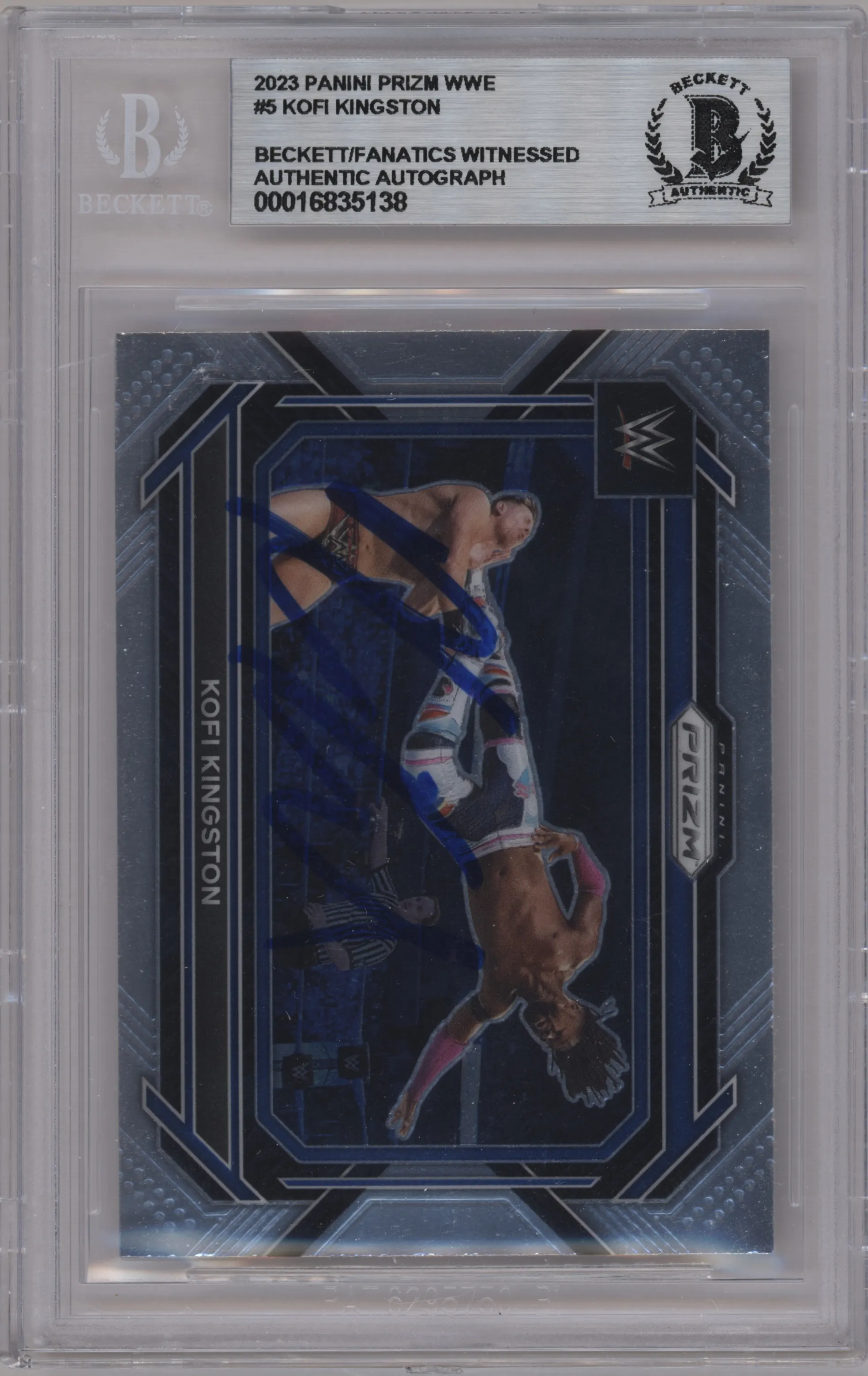 2023 Panini Prizm WWE Kofi Kingston BGS AUTHENTIC #5 BGS