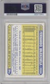 Fernando Valenzuela from the 1987 Topps set featuring a Tiffany parallel graded by PSA and given an overall grade of 10.