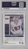 Nick Bosa from the 2019 Panini Chronicles set graded by PSA and given an overall grade of 10.
