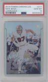 Nick Bosa from the 2019 Panini Chronicles set graded by PSA and given an overall grade of 10.