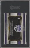 Tyrese Haliburton from the 2021-22 Panini Select set graded by SGC and given an overall grade of 10.