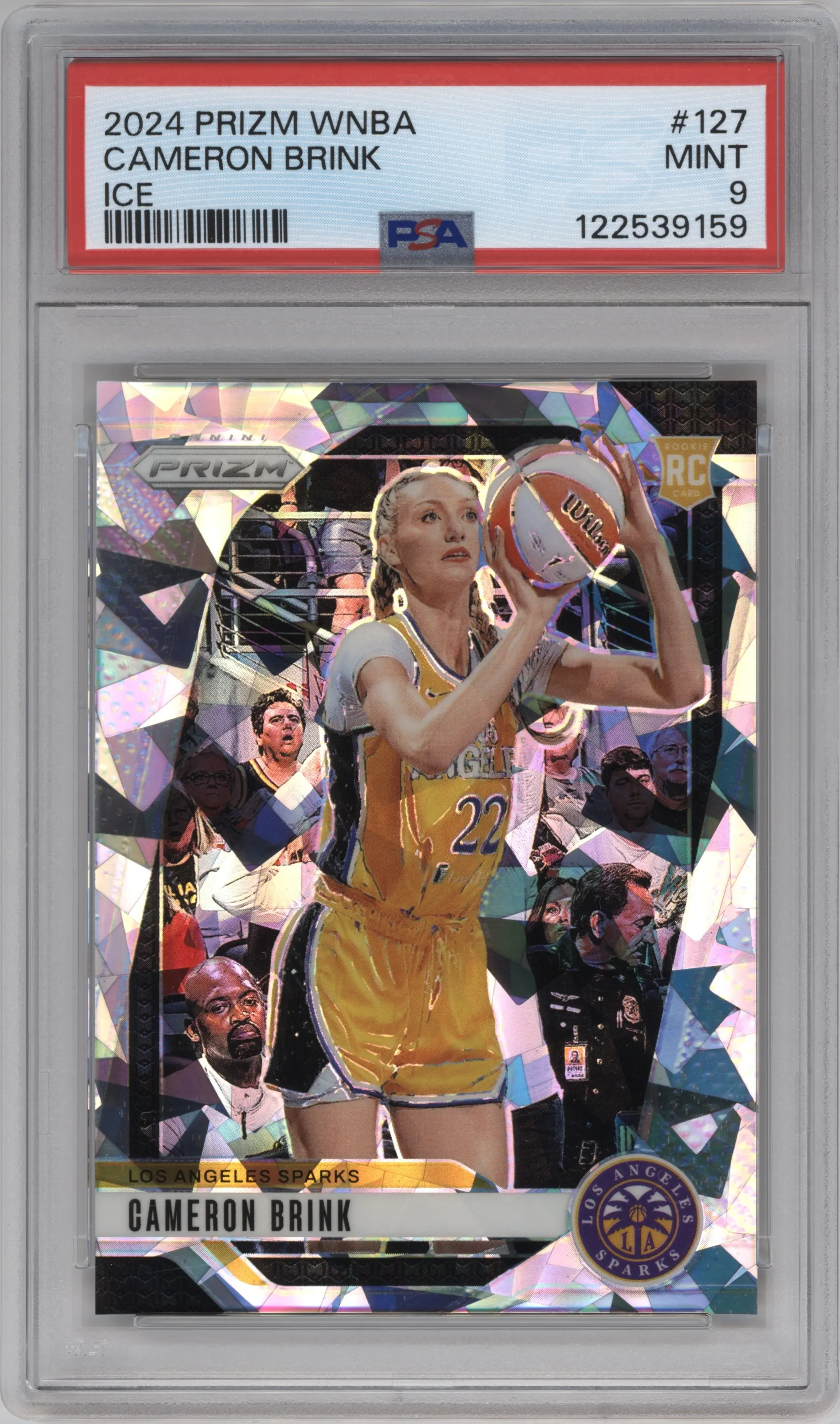2024 Panini Prizm WNBA Cameron Brink Ice #127 PSA 9