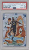 Donovan Mitchell from the 2017-18 Panini Cornerstones set graded by PSA and given an overall grade of 10.