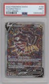 Giratina V from the 2022 Pokemon SWSH set graded by PSA and given an overall grade of 9.