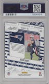Drake Maye from the 2024 Panini Absolute set graded by PSA and given an overall grade of 10.