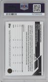 Victor Wembanyama from the 2023-24 Topps Chrome set graded by PSA and given an overall grade of 9.