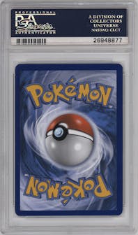 M Pidgeot EX from the 2016 Pokemon XY set graded by PSA and given an overall grade of 10.