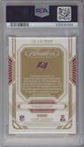 Warren Sapp from the 2023 Panini Flawless set featuring a Silver  parallel graded by PSA and given an overall grade of 10.