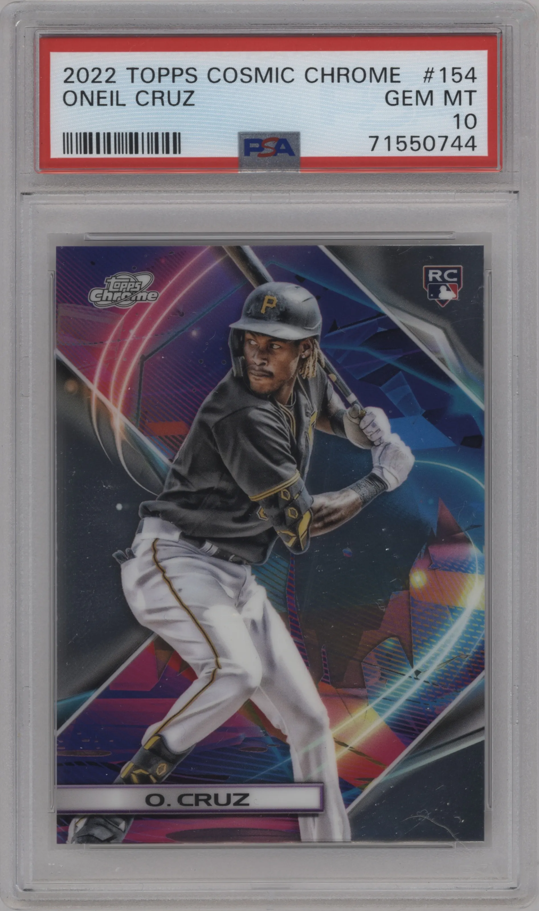 2022 Topps Cosmic Chrome Oneil Cruz #154 PSA 10