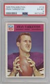 Fran Tarkenton from the 1966 Philadelphia set graded by PSA and given an overall grade of 6.