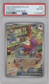 Fuecoco from the 2023 Pokemon SV set graded by PSA and given an overall grade of 8.