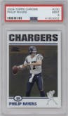 Philip Rivers from the 2004 Topps Chrome set graded by PSA and given an overall grade of 9.