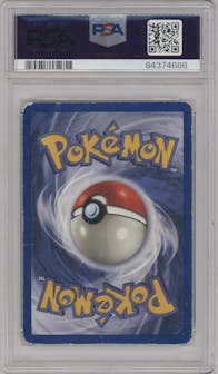 Charizard from the 1999 Pokemon set graded by PSA and given an overall grade of 2.