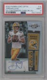 Jordan Love from the 2020 Panini Contenders Optic set graded by PSA and given an overall grade of 9.