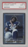 Edgerrin James from the 1999 Topps Chrome set graded by PSA and given an overall grade of 9.