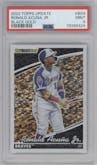 Ronald Acuna Jr. from the 2022 Topps Update  set graded by PSA and given an overall grade of 9.