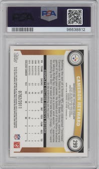 Cameron Heyward from the 2011 Topps set featuring a Gold parallel graded by PSA and given an overall grade of 10.