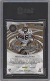 Deuce McAllister from the 2023 Panini Spectra set featuring a Neon Splatter parallel graded by SGC and given an overall grade of 9.5.