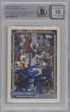 Shaquille O'Neal from the 1992-93 Topps set graded by Beckett and given an overall grade of 0.