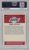 Magic Johnson from the 1986-87 Fleer set graded by PSA and given an overall grade of 8.