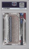 Shohei Ohtani from the 2018 Bowman set graded by PSA and given an overall grade of 9.