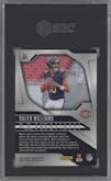 Caleb Williams from the 2024 Panini Prizm set graded by SGC and given an overall grade of 10.